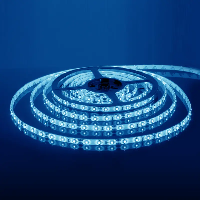 Светодиодная лента Elektrostandard 24V 14,4W 60Led 5050 IP65 синий, 5м 4690389167799