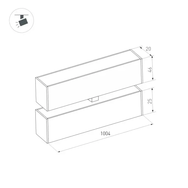Трековый светильник Arlight Mag-Flat-Fold-25-S1004-30W Warm3000 034242