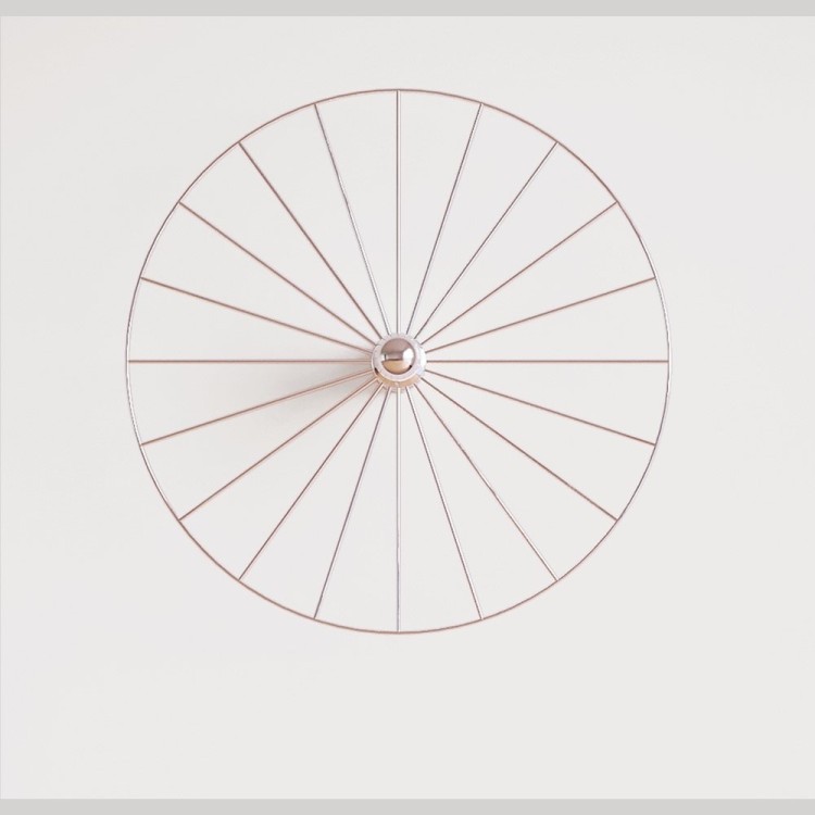 Плафон для бра Wheel d90 Хром