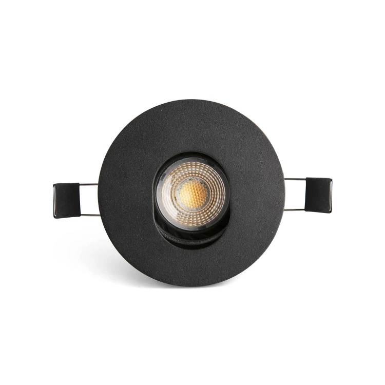 Встраиваемый светильник NIVA PINHOLE ORIENTABLE черный 1xGU10 MR16