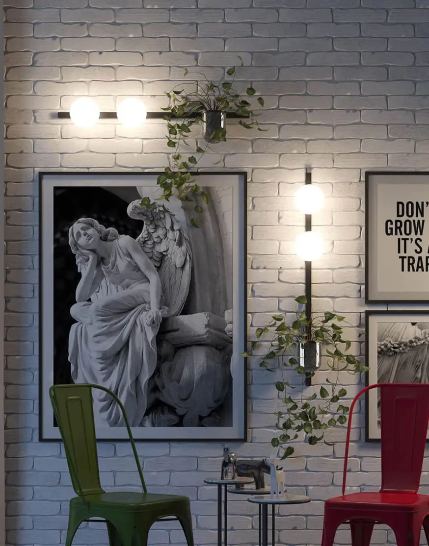 Настенный светильник Odeon Light Flower 4681/2W