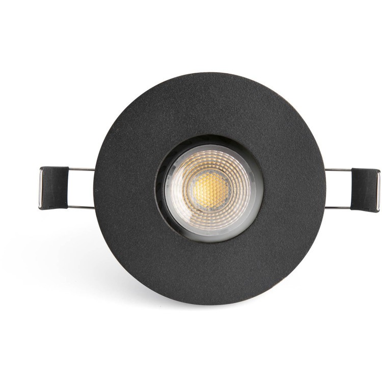 NIVA Встраиваемый светильник FIJO IP65 черный 1xGU10 MR16