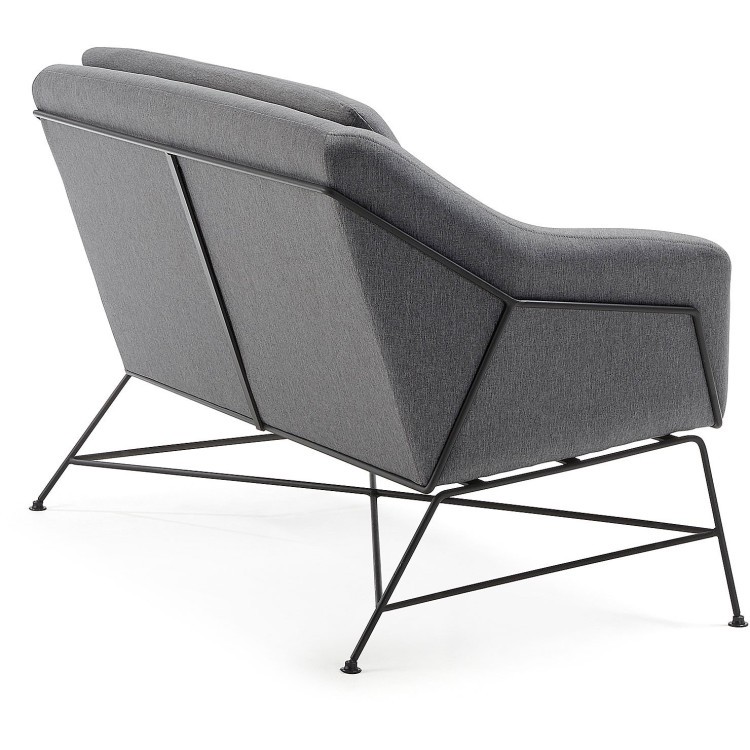 Диван Brida графитовый 128 см