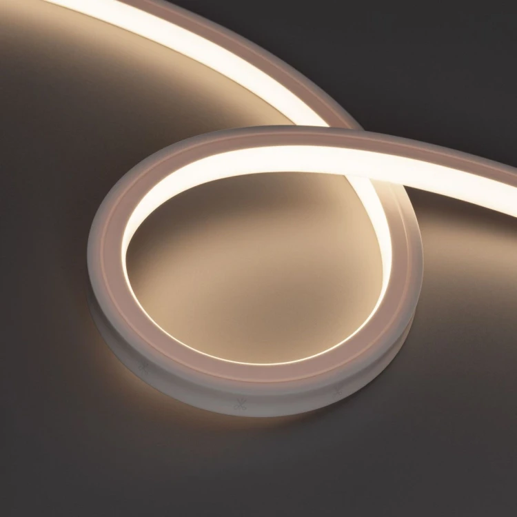 Светодиодная герметичная лента Arlight NOVA-TOP-PU-A120-16x15mm 24V Warm3500 (10 W/m, IP68, 5m, wire x2) 049073