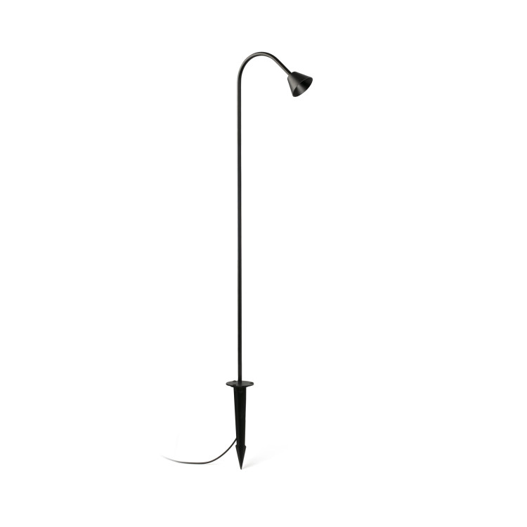 LILY 1190 Уличный маяк на штыке черный LED 3W 2700K