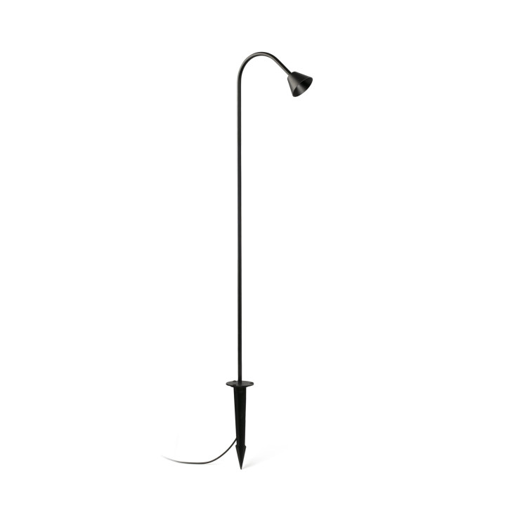 LILY 1190 Уличный маяк на штыке черный LED 3W 2700K