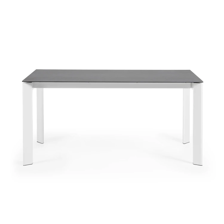Стол Atta 160 (220) x90 белый керамический