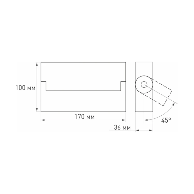 Накладной светильник Arlight SP-LOFT-SURFACE-S170-10W Warm3000 026214