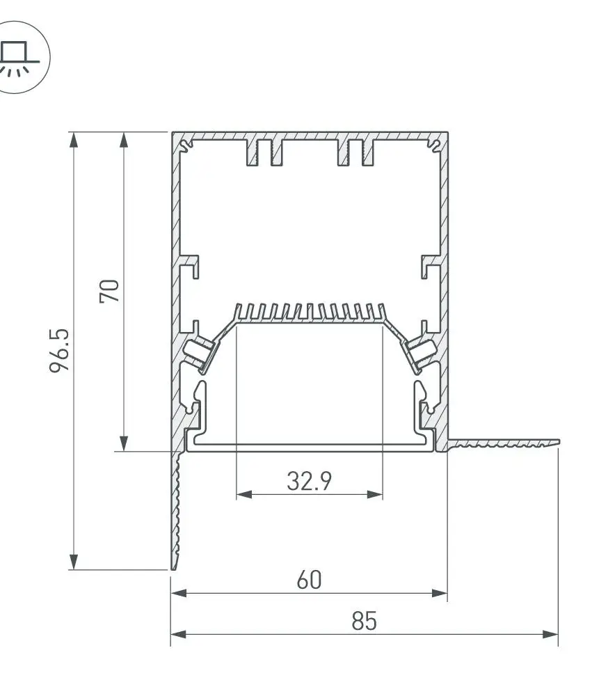 Соединитель профиля Arlight SL-LINIA 030136