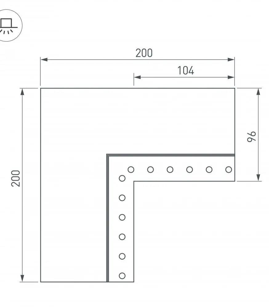 Соединитель профиля Arlight SL-LINIA 030136