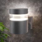 Уличный настенный светодиодный светильник Elektrostandard 1530 Techno Led серый 4690389163296