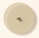 Бра Tan Tan A1053/5 см золотой металл, диск 1125/90 см натуральный ротанг