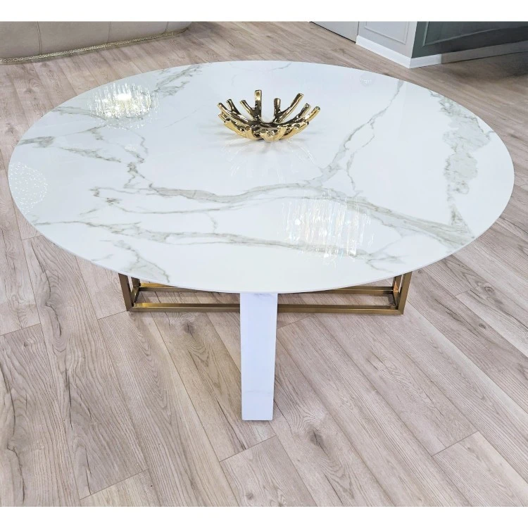 Стол Marble Cross Round - 150
