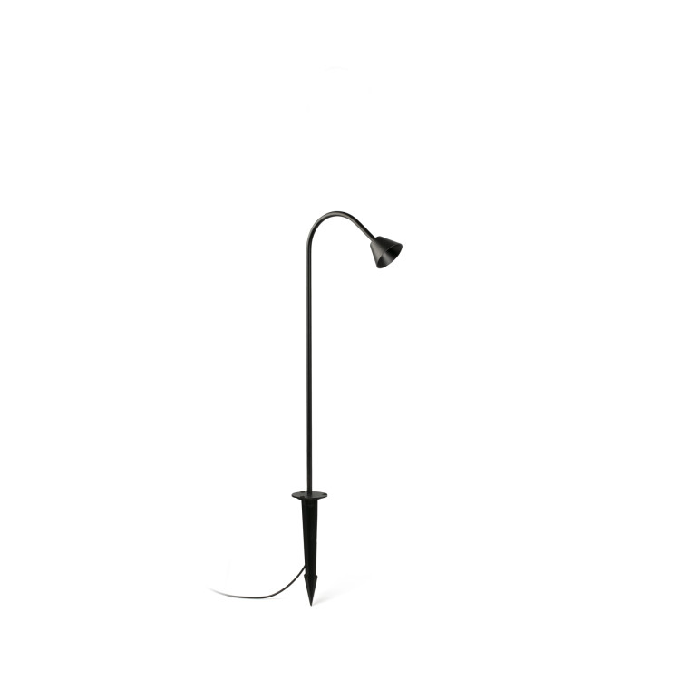 LILY 650 Уличный маяк на штыке черный LED 3W 2700K