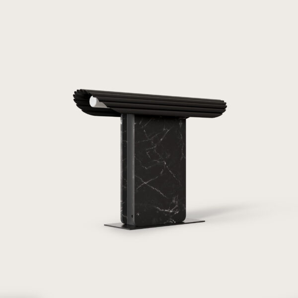 Настольная лампа Hold черный металл / черный мрамор Настольная лампа Hold черный металл / черный мрамор