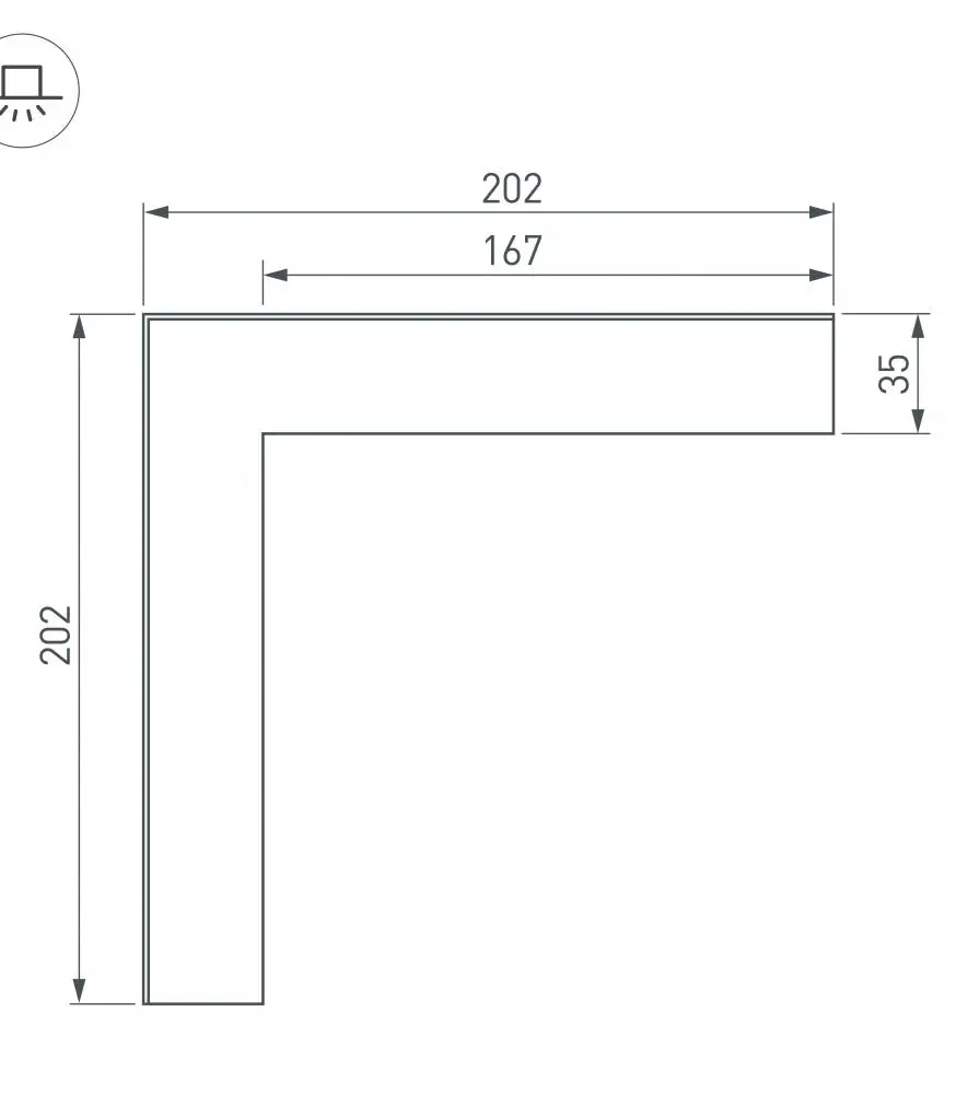 Соединитель профиля Arlight SL-LINIA 030125