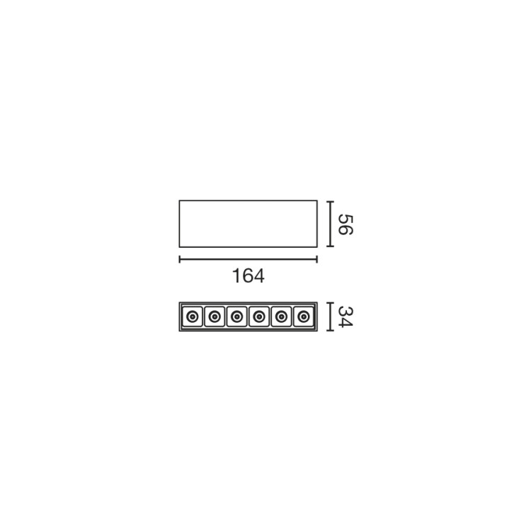 Светильник Neso Point 6 3000K 12 гр.