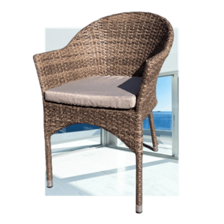 Плетеное кресло AFM-353CL Beige + подушка